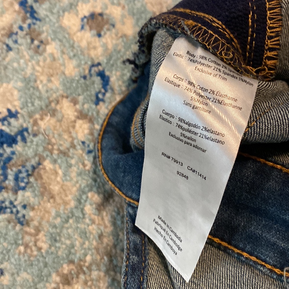 Indigo Blue Maternity Overalls - Picture 5 of 7